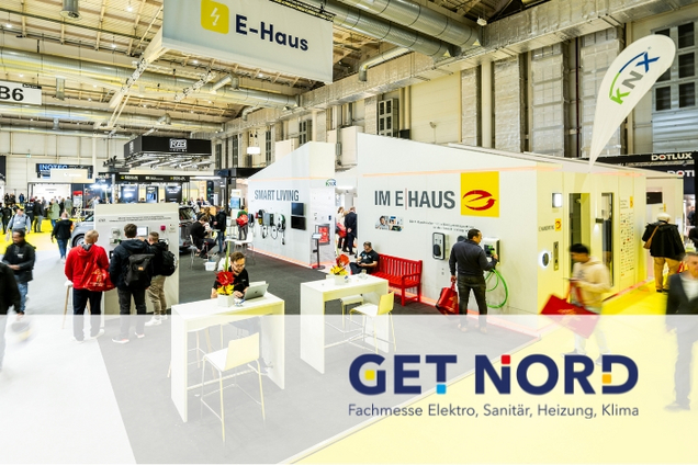 gut besuchtes Modell-E-Haus auf der Get Nord 2024